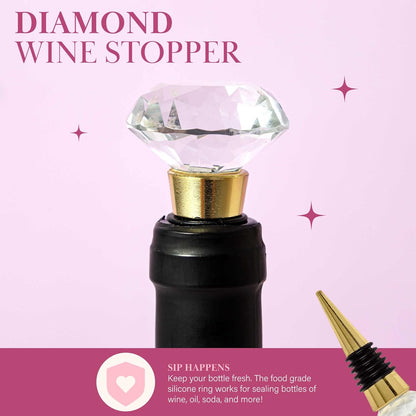 Wine Chiller Gift Set - Insulated Sleeve, Corkscrew & Stopper