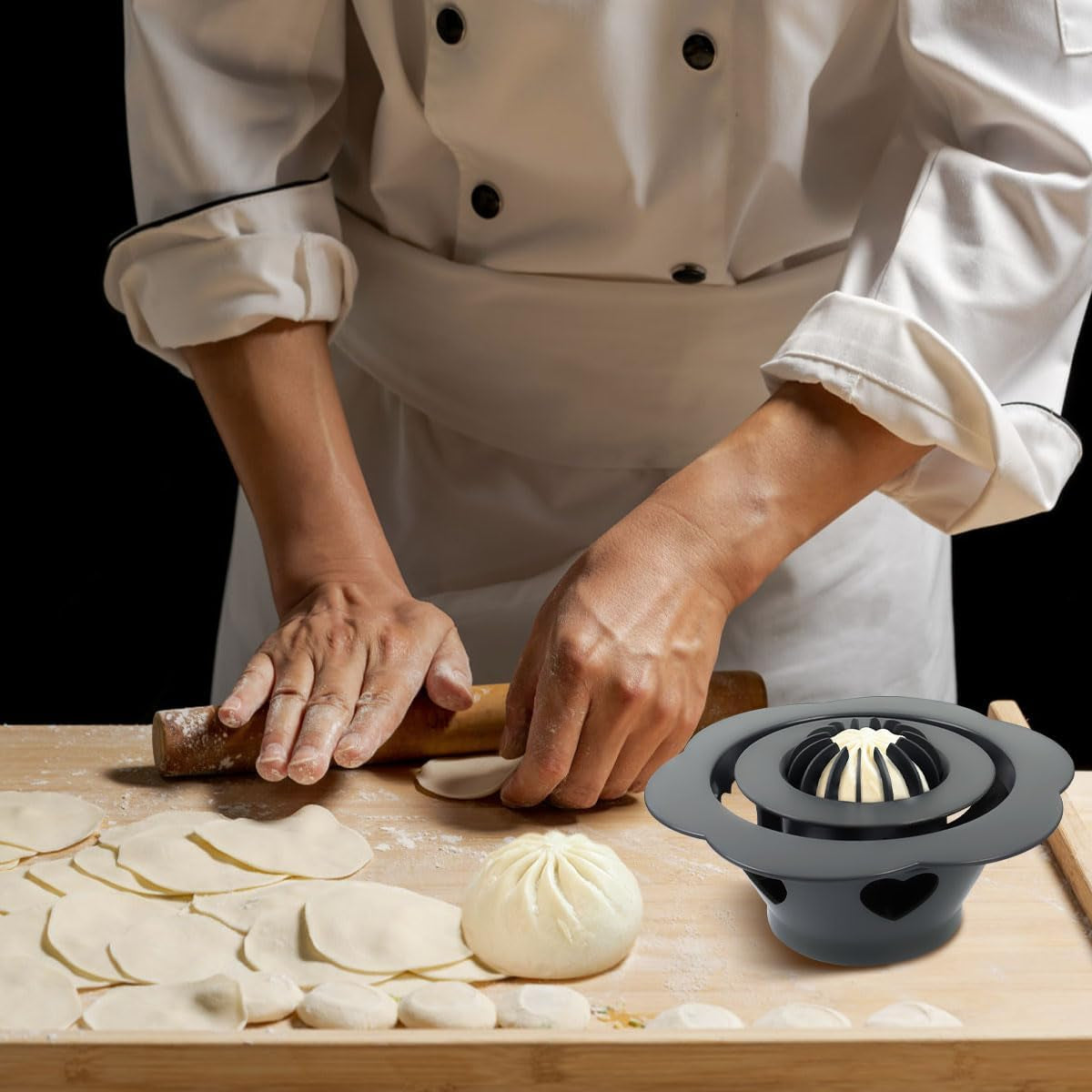 Bao Bun & Dumpling Maker Mold - Perfect Pleats Every Time