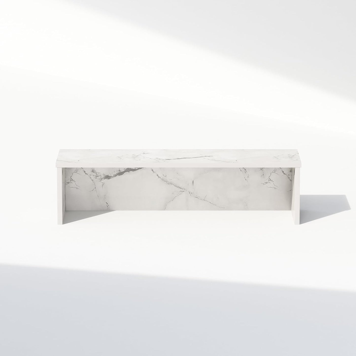 23In Desktop Organizer Shelf - Marble White