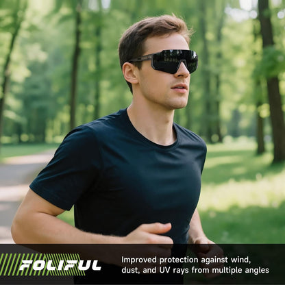 Polarized Running Sunglasses - Lightweight Sport Shades