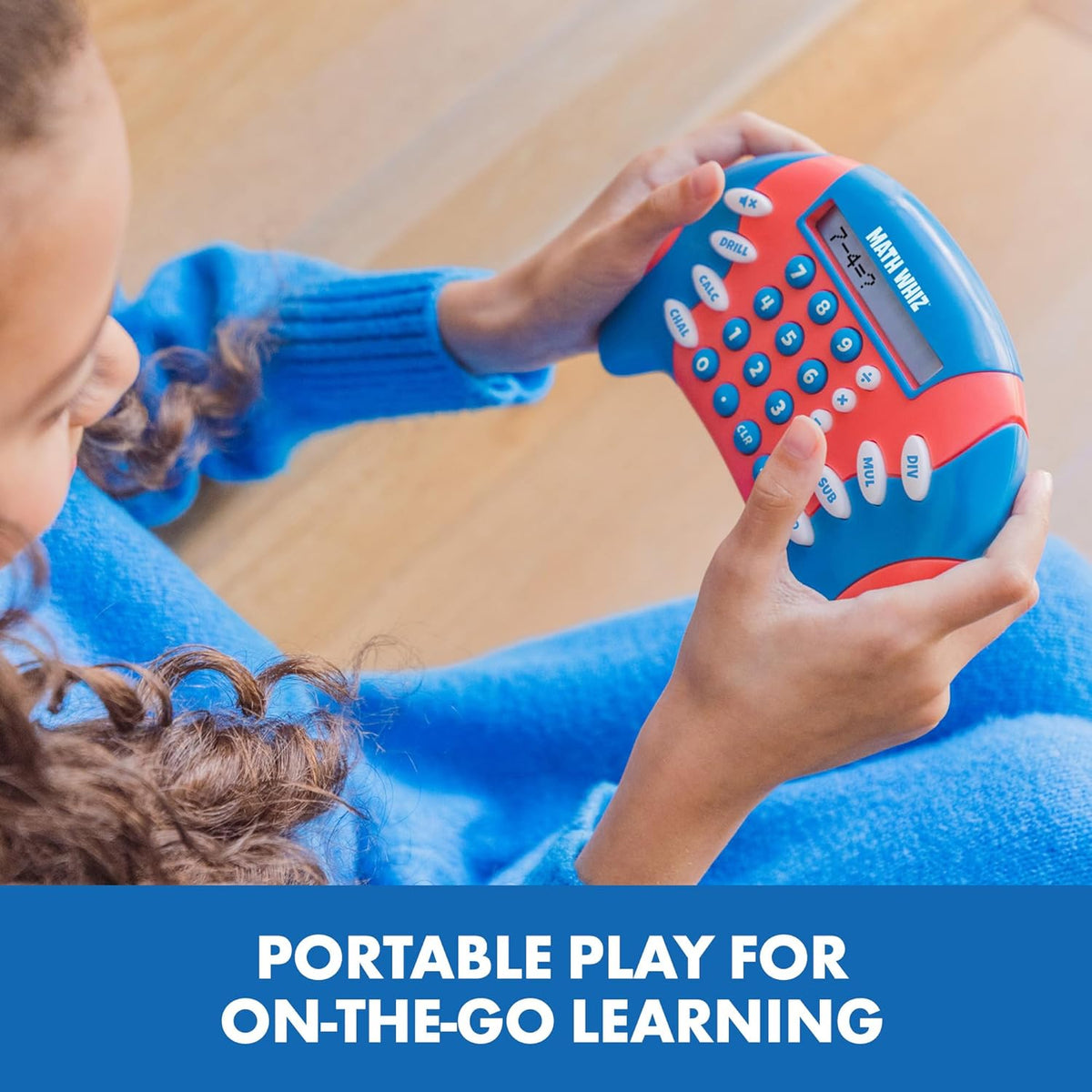 Handheld Math Game for Kids - Ages 6-8, Screen-Free Learning