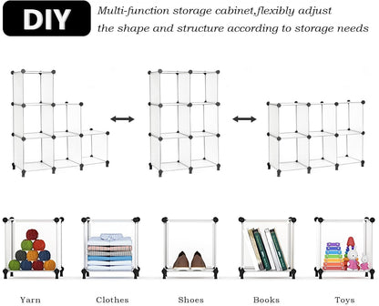6-Cube Stackable Closet Organizer - DIY Modular Shelving