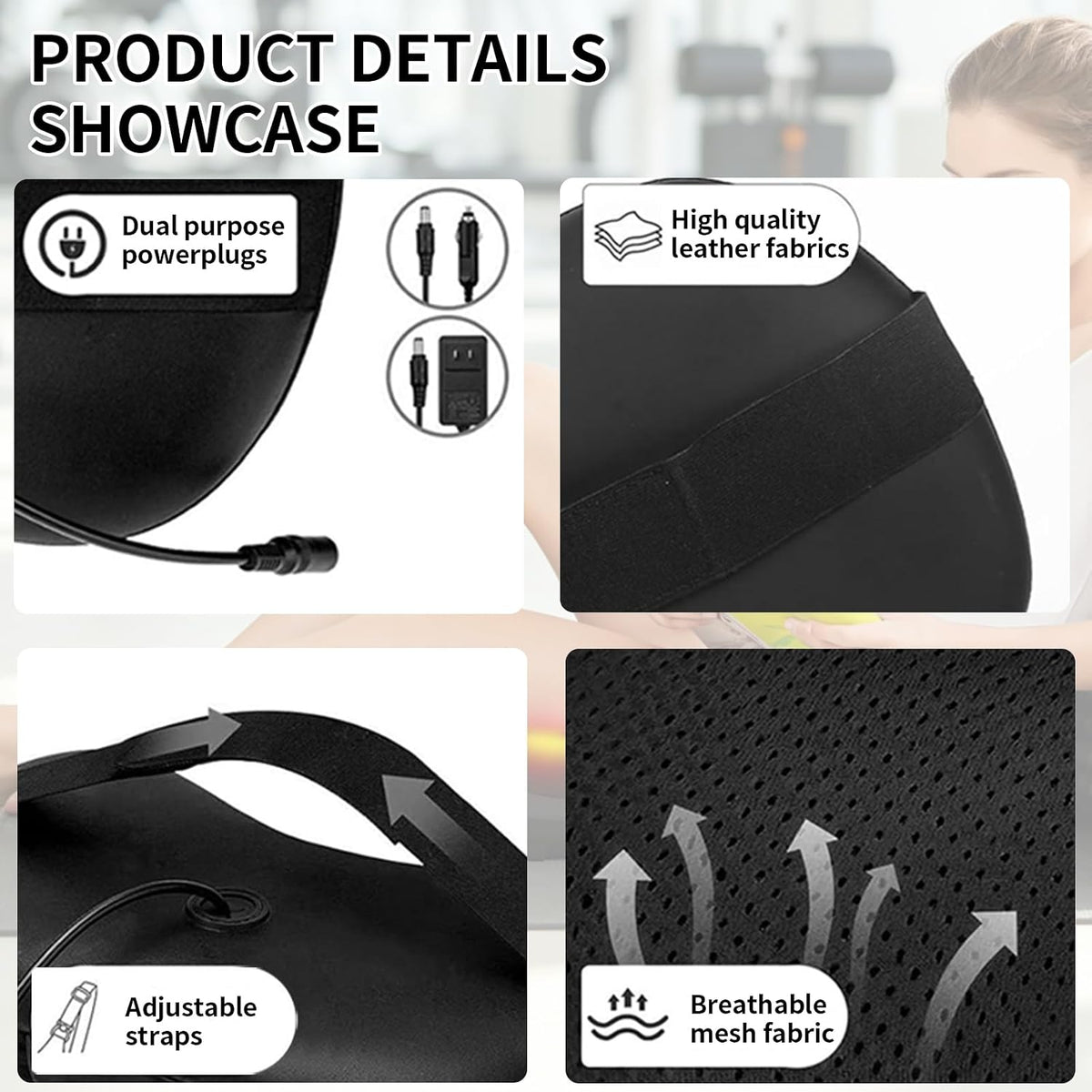 Shiatsu Neck & Back Massager with Heat - Deep Kneading