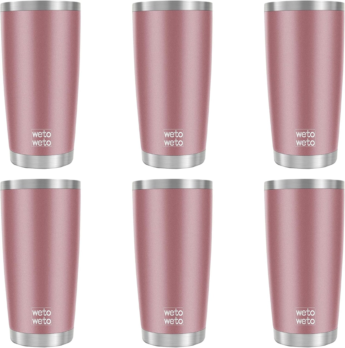 20Oz Insulated Travel Mug - Powder Coated, Rose Gold
