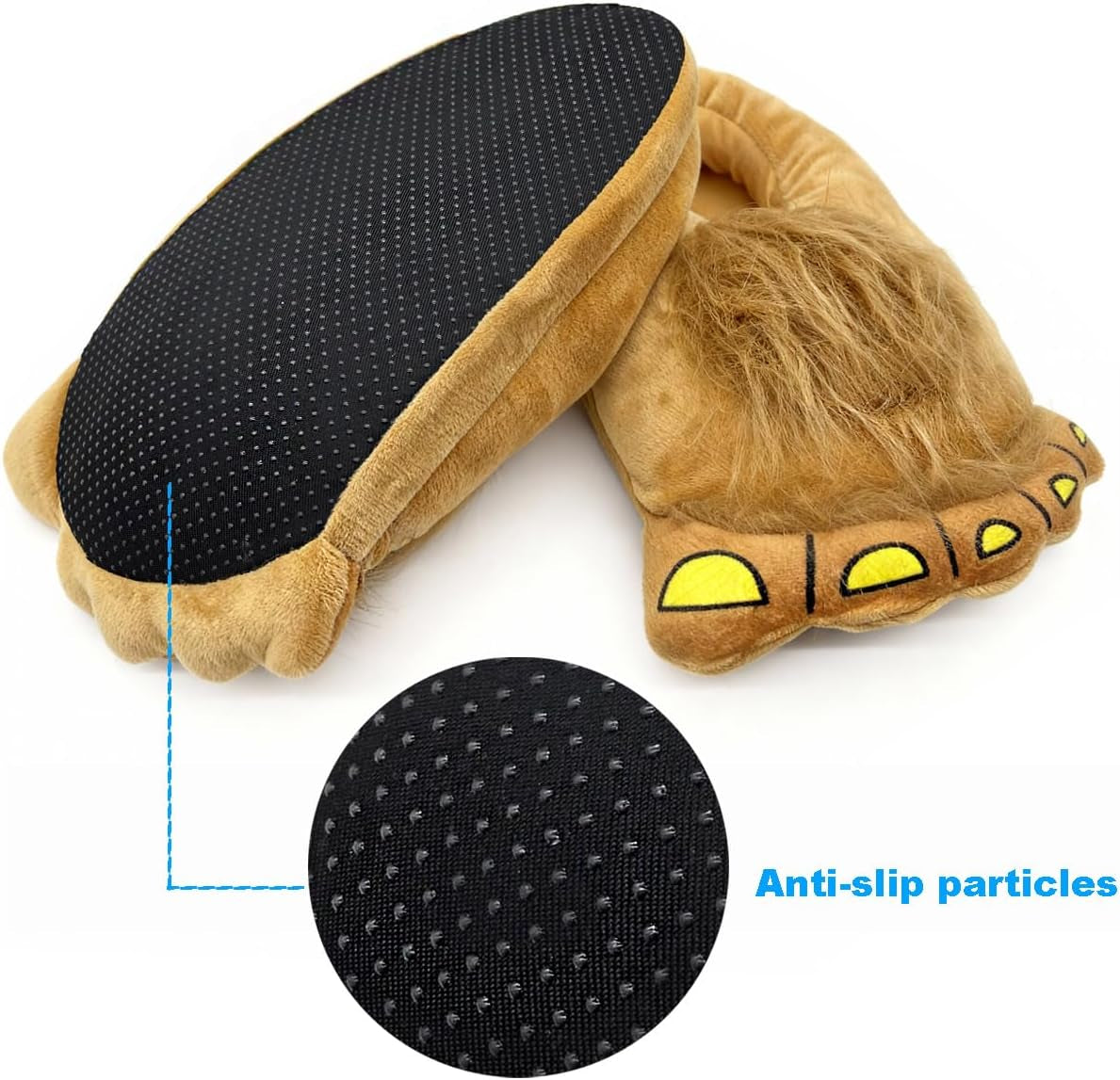 Hobbit Feet Novelty Slippers - Funny Gift, One Size