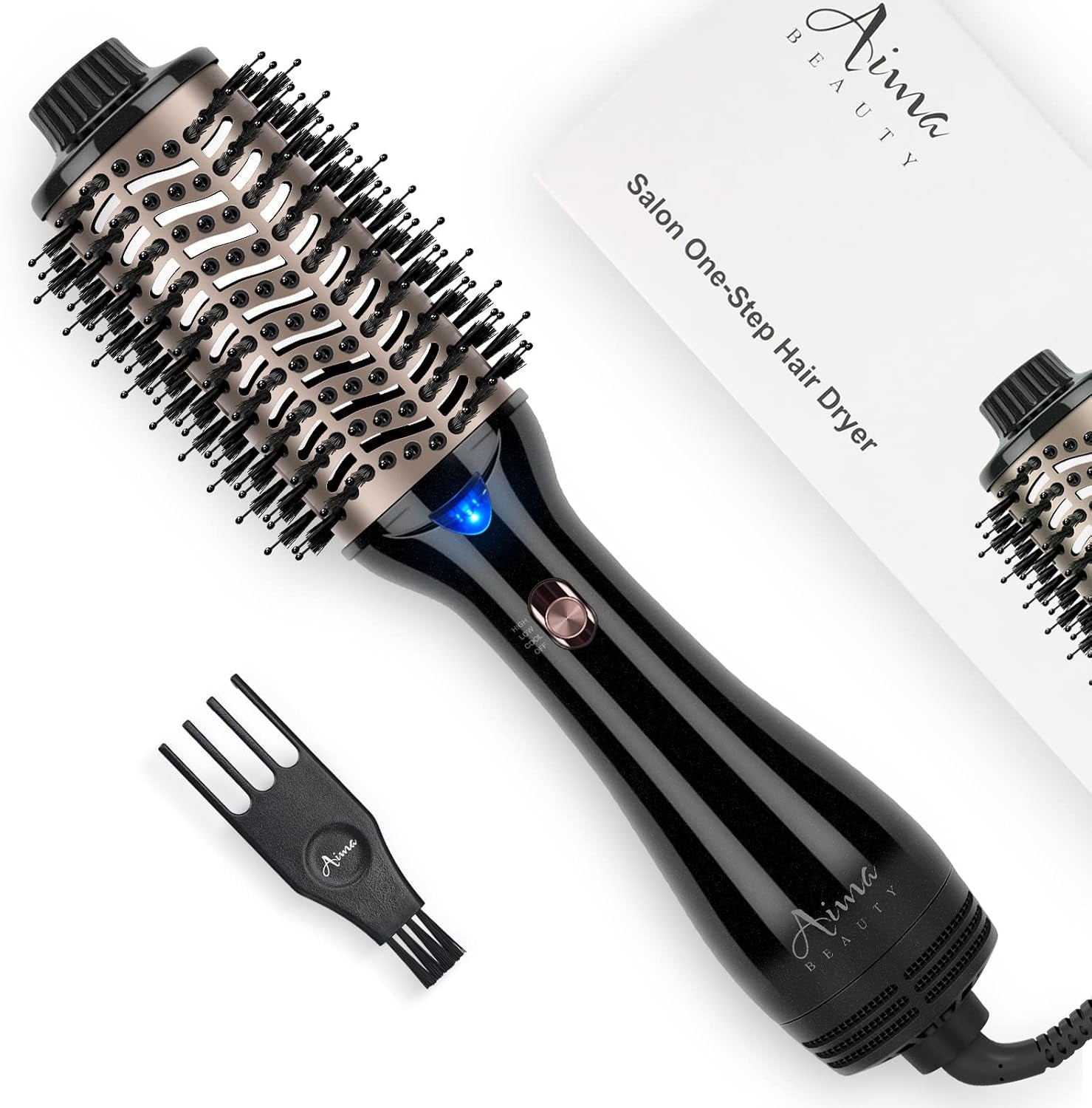 One-Step Volumizing Hair Dryer Brush - 4-In-1 Salon Styler