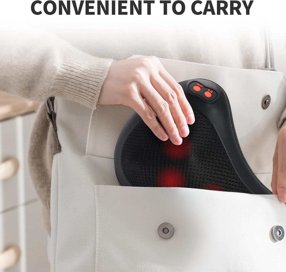 Shiatsu Neck & Back Massager with Heat - Deep Kneading