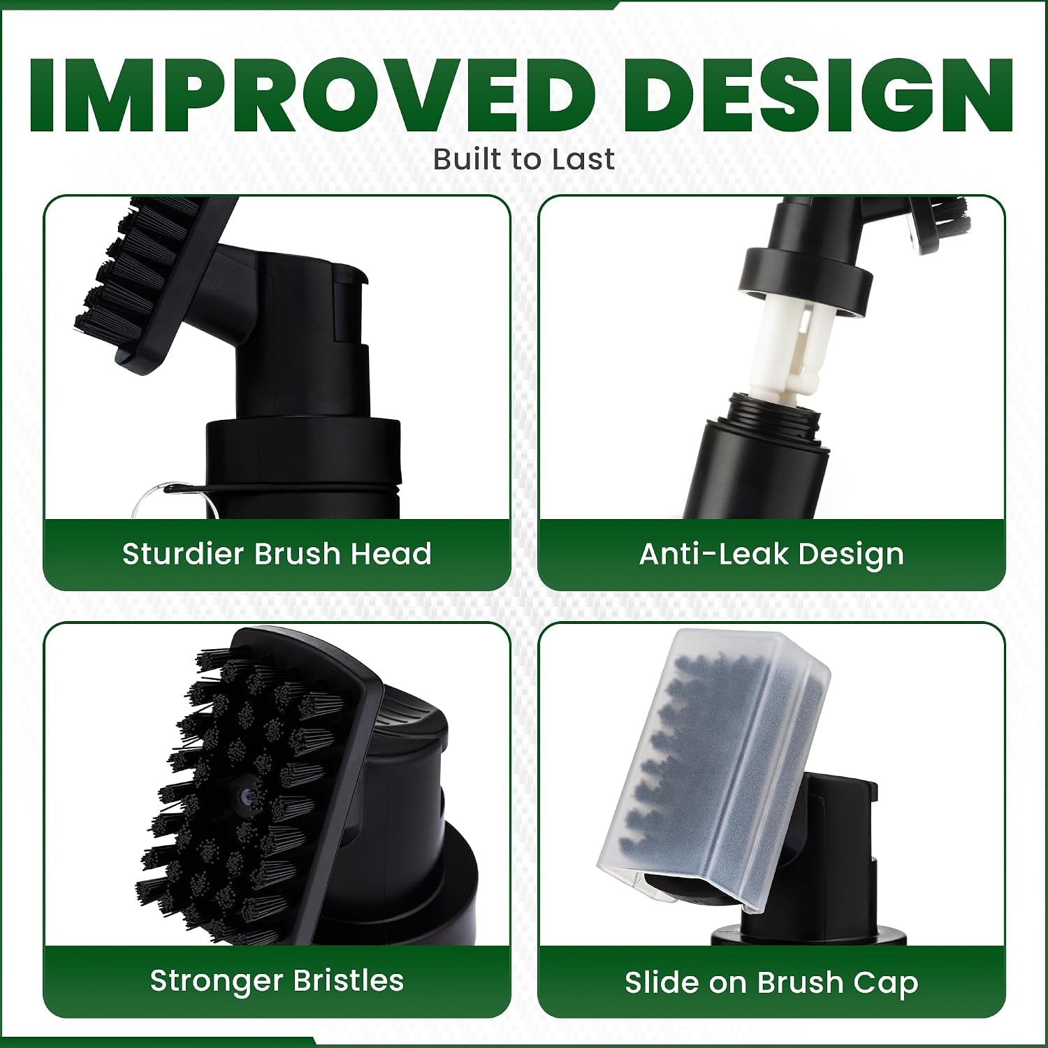 Golf Club Cleaner Brush - Built-In Water Spray & Clip
