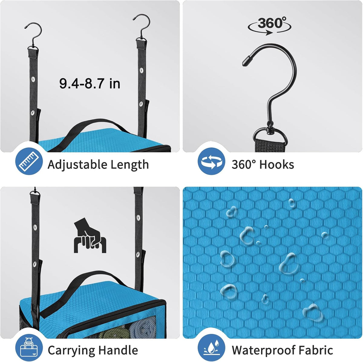 Hanging Travel Organizer - Shelf-Style Suitcase Packing Cube