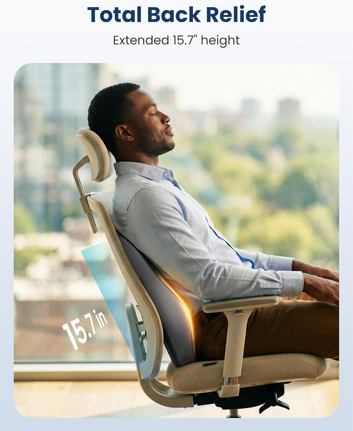 Shiatsu Back Massager with Heat & Vibration - Portable