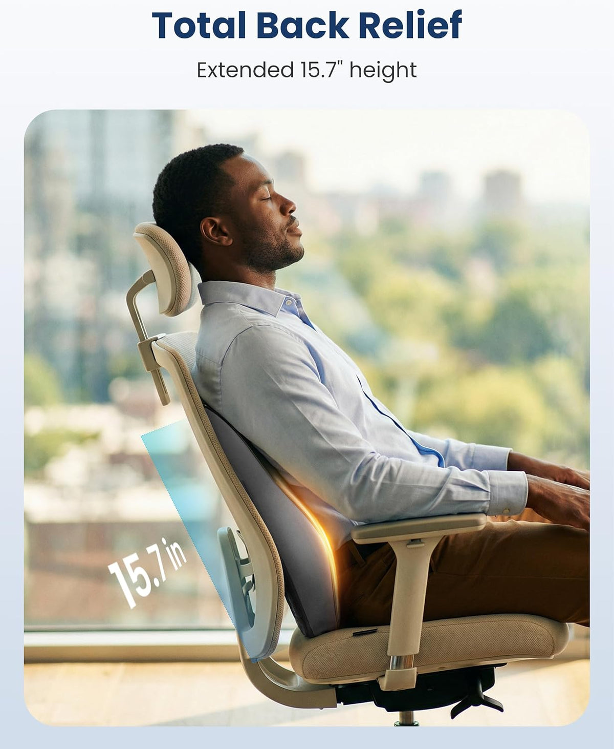 Shiatsu Back Massager with Heat & Vibration - Portable