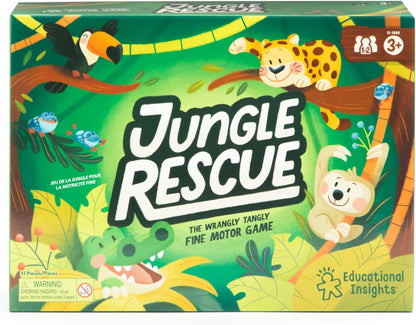 Jungle Rescue Toddler Board Game - Fine Motor Skills, Ages 3+