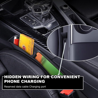 Car Seat Gap Filler Set - Stops Dropped Phones & Keys (2 Pack)