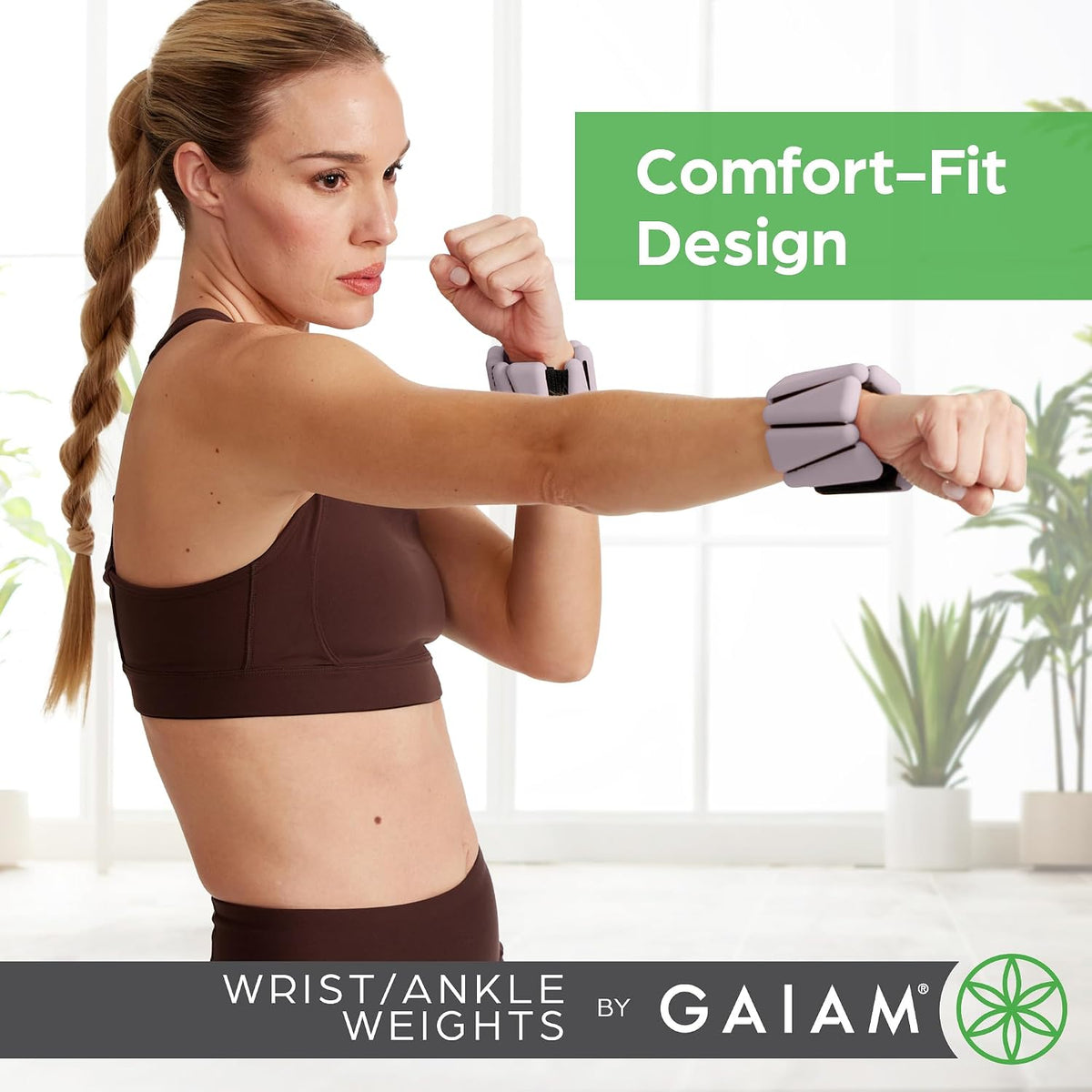 Adjustable Wrist & Ankle Weights - Yoga, Barre & Cardio